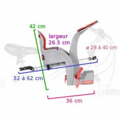 WeeRide DeLuxe Siège Enfant Avant Pour Vélo 14 WeeRide DeLuxe Siège Enfant Avant Pour Vélo -Garde-Boue Vélo Soldes weeride deluxe siege enfant avant marron pour velo full 6